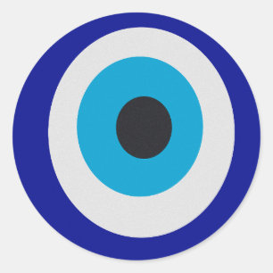 Adesivo Redondo Teller da Fortuna Moderna do mau Eye