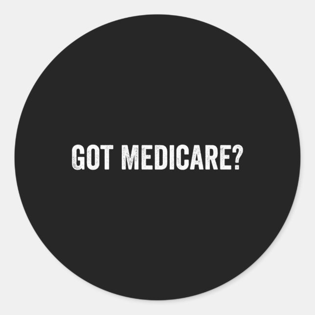 Adesivo Redondo Tem Agente De Seguro Medicare E (Frente)