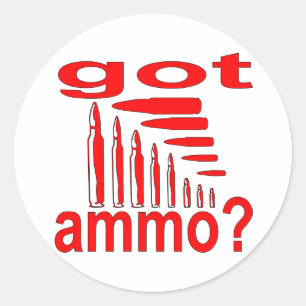 Adesivo Redondo Tem Ammo?