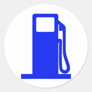 Adesivo Redondo Tem gasolina?