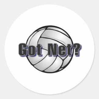 Adesivo Redondo Tem Internet? Voleibol