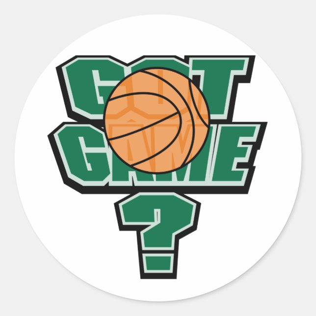 Adesivo Redondo Tem Jogo? (Frente)