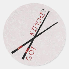 Adesivo Redondo Tem Kimchi?