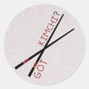 Adesivo Redondo Tem Kimchi?