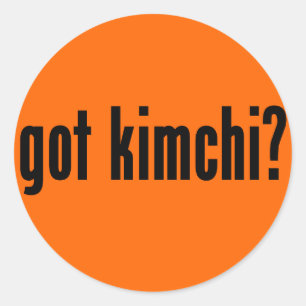 Adesivo Redondo tem kimchi?