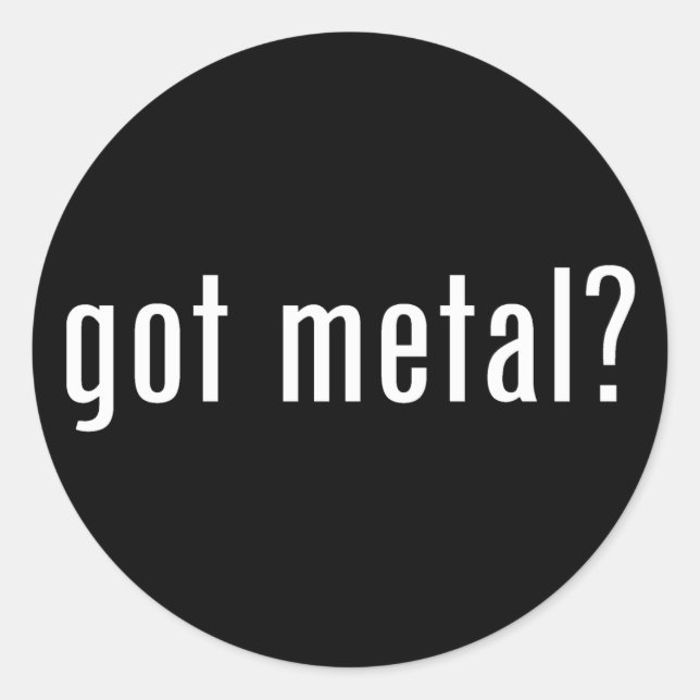 Adesivo Redondo tem metal? (Frente)