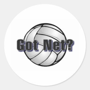 Adesivo Redondo Tem Net?Voleibol