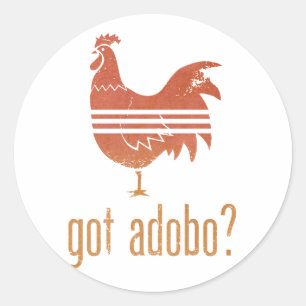 Adesivo Redondo Tem o Adobo?
