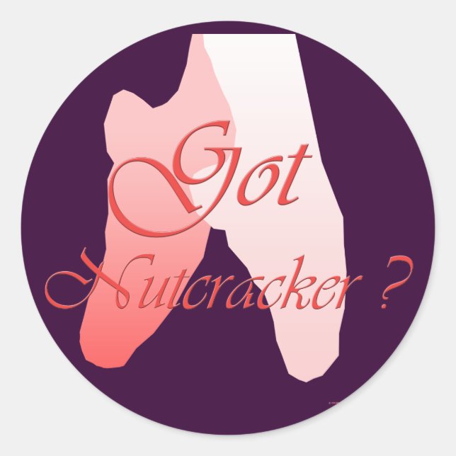 Adesivo Redondo Tem o Nutcracker? Vinheta de 3 polegadas (Frente)