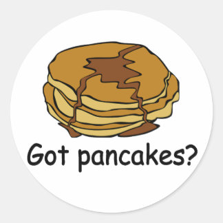 Adesivo Redondo Tem Pancakes?