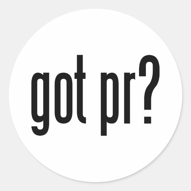 Adesivo Redondo tem pr? (Frente)