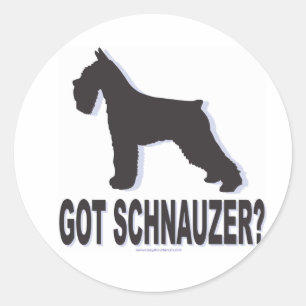 Adesivo Redondo Tem Schnauzer?