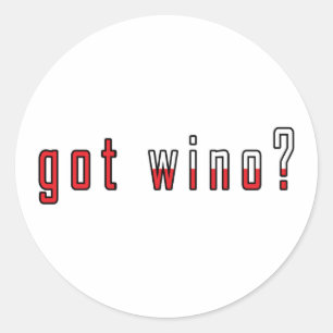 Adesivo Redondo tem wino? Bandeira