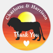 Tema Casado Safari Africano Obrigado