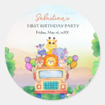 Tema da Passeio de Safári 1º Aniversário