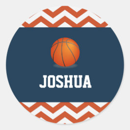 Adesivo Redondo Tema de beisebol desportivo, varejista de aniversá