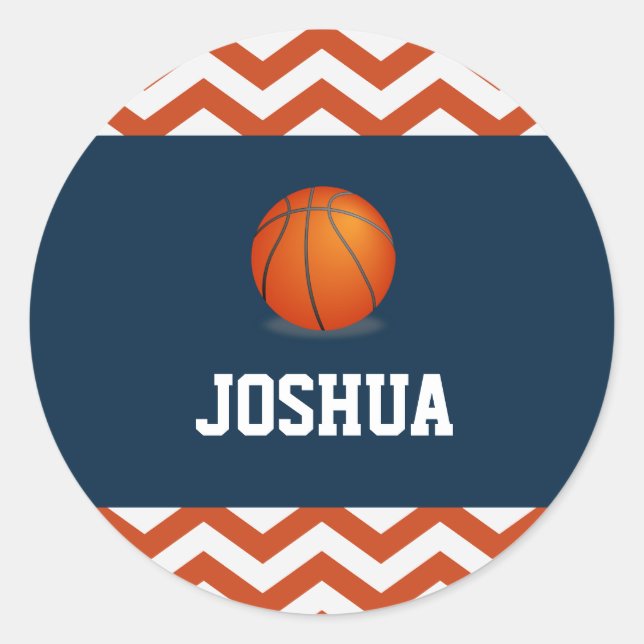 Adesivo Redondo Tema de beisebol desportivo, varejista de aniversá (Frente)