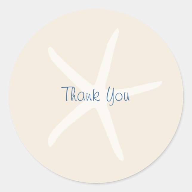 Adesivo Redondo Tema de brisa do oceano (Frente)