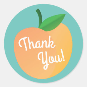 Adesivo Redondo Tema de Festa de primeiro aniversario de Fruta Bon