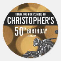 Tema de motocicleta, 50º aniversário, Dourado e pr