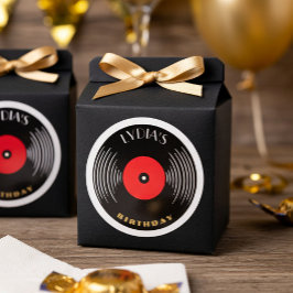 Adesivo Redondo Tema de Vinil Personalizado do Gatsby dos Anos 20
