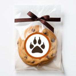 Adesivo Redondo Tema Florestal Palitos redondos de aniversário - L