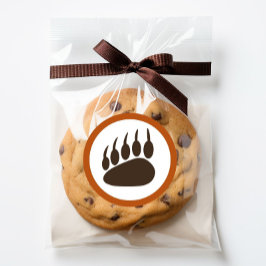 Adesivo Redondo Tema Florestal Palitos redondos de aniversário - U