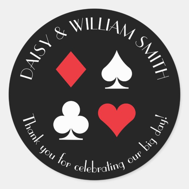 Adesivo Redondo Tema Personalizado do Sticker Preto Vermelho e Bra (Frente)