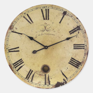 Adesivo Redondo Tempo