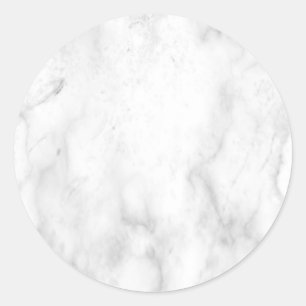 Adesivo Redondo Tendência de Modelo do Vazio Elegante Branco Elega