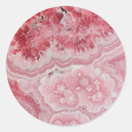 Adesivo Redondo Tendy Modern Pink Agate