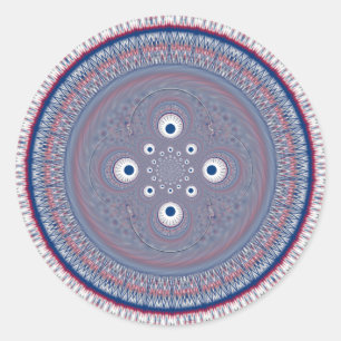 Adesivo Redondo Tenha um belo dia