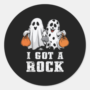 Adesivo Redondo Tenho uma cicatriz de trick Treat do Dia das Bruxa