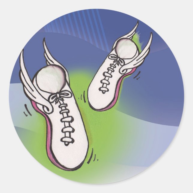 Adesivo Redondo Tênis (Frente)