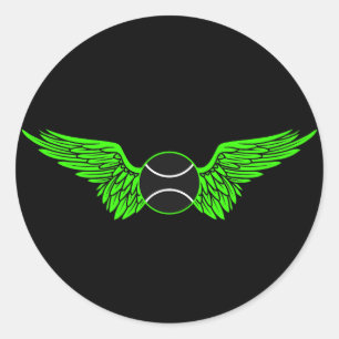 Adesivo Redondo tênis. alada.