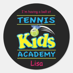 Adesivo Redondo Tênis Kids Academy_Eu estou tendo uma bola_persona