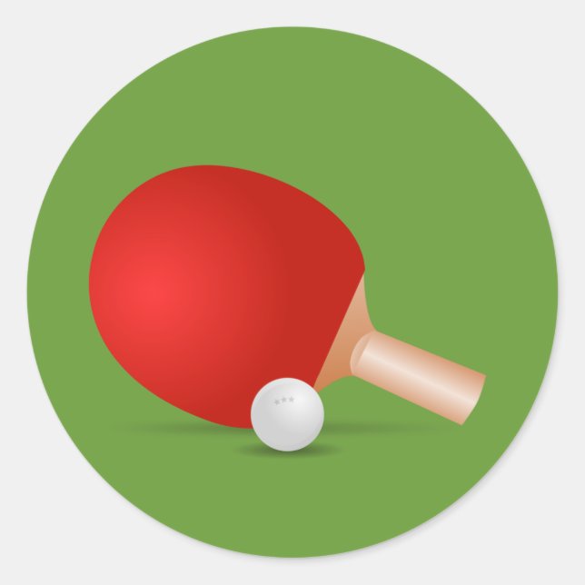 Adesivo Redondo Tênis mesa (Frente)
