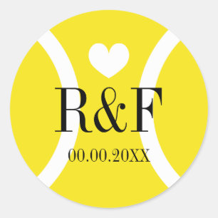 Adesivo Redondo Tênis tema de casamento bengalas com monograma