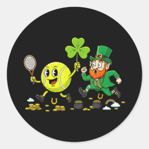 Adesivo Redondo Tênis trevo shamrock dia de st patricks feminino m