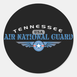 Adesivo Redondo Tennessee Air National Guarda