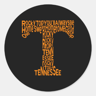 Adesivo Redondo Tennessee Home Sweet Home Tennessee Sport