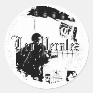 Adesivo Redondo Teo Peralez - Vinhetas Redondas Distintas