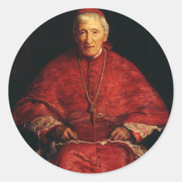 Adesivo Redondo Teólogo inglês do santo John Henry Newman