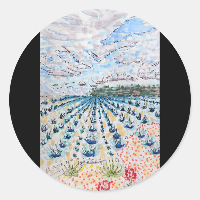 Adesivo Redondo Tequila (Frente)