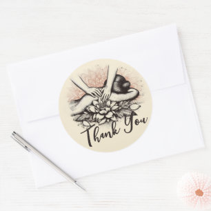 Adesivo Redondo Terapêutica de Massagem Terapia Mãos Energia Spa O