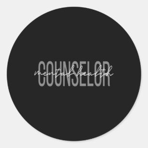 Adesivo Redondo Terapêutica de Sensibilização Mental do Conselheir