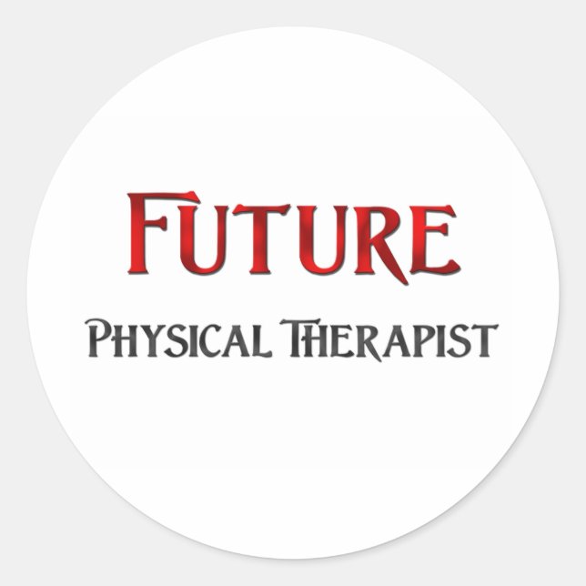 Adesivo Redondo Terapêutica Física Futura (Frente)
