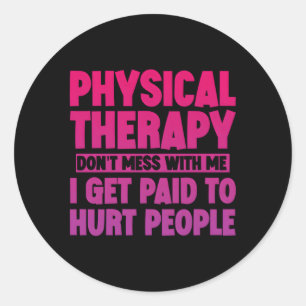 Adesivo Redondo Terapia Física Que Recebo Para Machucar Pessoas
