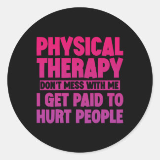Adesivo Redondo Terapia Física Que Recebo Para Machucar Pessoas