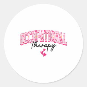 Adesivo Redondo Terapia Ocupacional Feliz Valen Feliz do Coração R